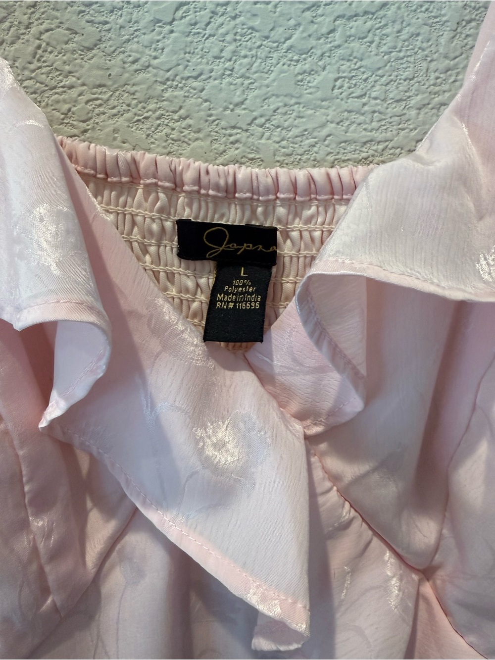 Pink Ruffle Slip Dress - Picture 2 of 5